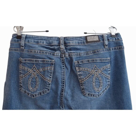 Earl Jeans Mid Rise Skinny Ankle Jeans Sz 12 - Picture 4 of 6